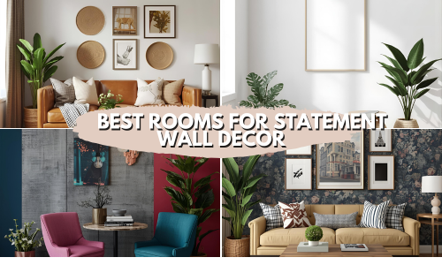 2️⃣ Best Rooms for Statement Wall Decor