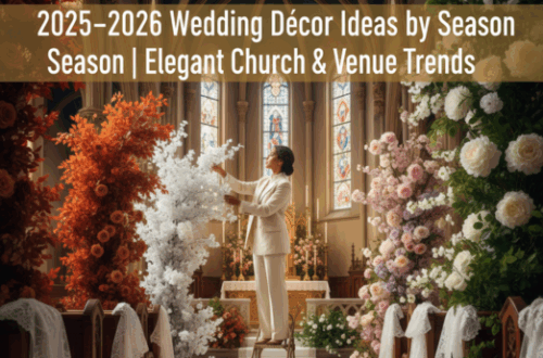 2025–2026 Wedding Decor Ideas by Season Elegant Church Venue Trends 1