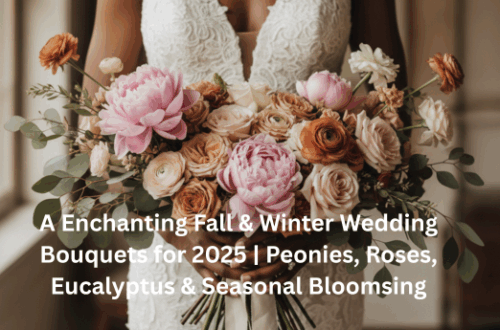 Enchanting Fall Winter Wedding Bouquets for 2025 Peonies Roses Eucalyptus Seasonal Blooms 1