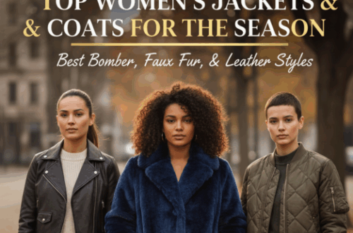 Top Womens Jackets and Coats for the Season Best Bomber Faux Fur and Leather Styles