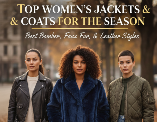 Top Womens Jackets and Coats for the Season Best Bomber Faux Fur and Leather Styles
