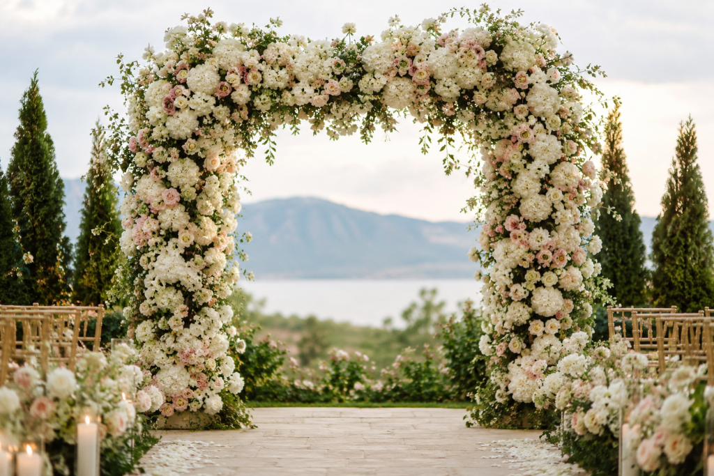 Full Floral Wedding Arches (Luxurious & Dramatic)